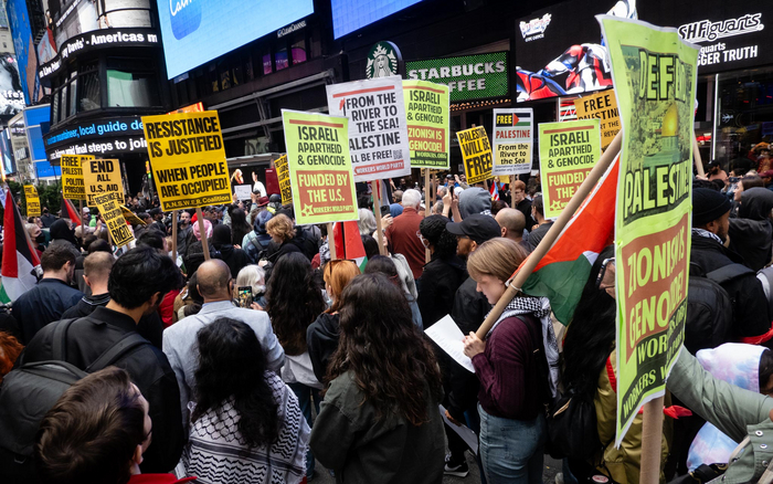 Как подаётся информация о митингах в поддержку Палестины | Пикабу