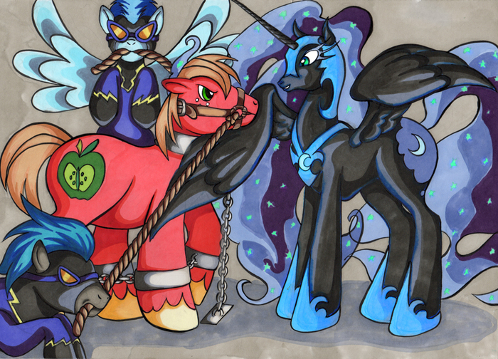 ,     ! My Little Pony, Nightmare Moon, Big Macintosh