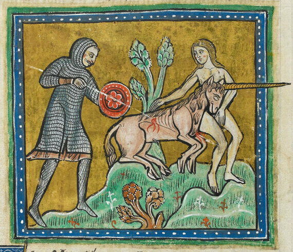 «Physiologus Graecus», ����� �� ����������, ������������ ������.Rochester Bestiary
London, British Library, Royal MS 12 F.xiii.