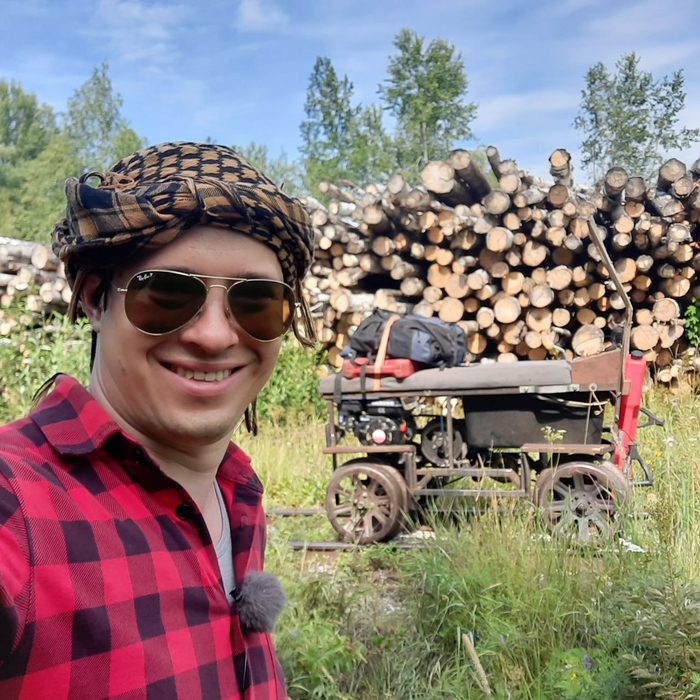 Макс, изобретатель и путешественник, создатель дрезины