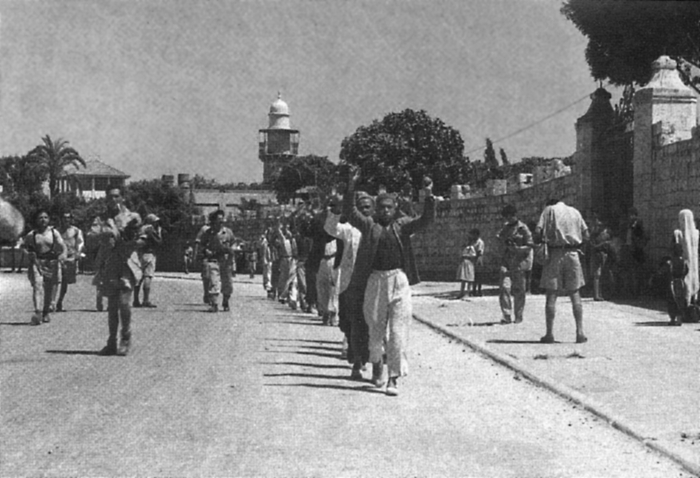 "Ramla prisoners of war, Operation Dani, 1213 July 1948 (By courtesy of Photography Department, Government Press Office, State of Israel