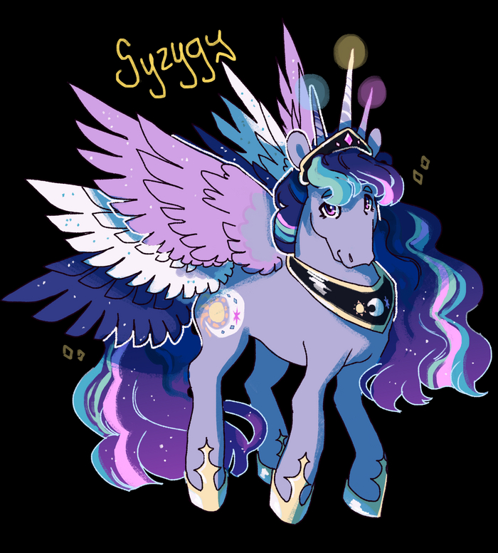 Syzygy My Little Pony, Ponyart, Original Character, Twilight Sparkle, Princess Celestia, Princess Luna