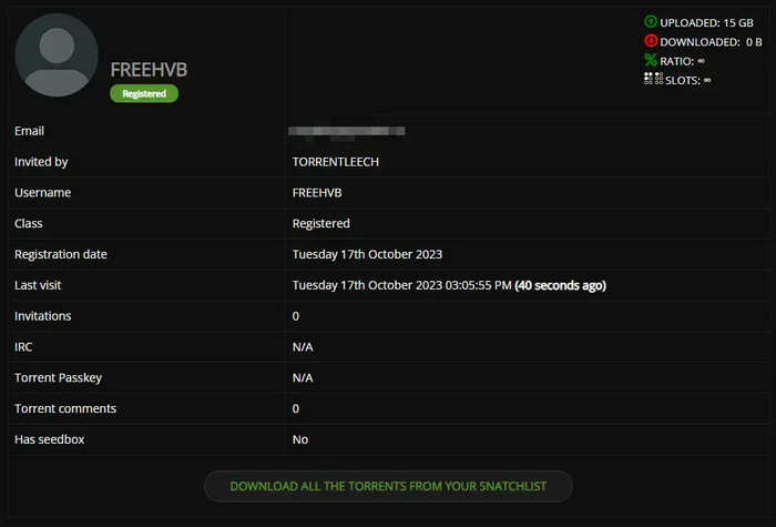 После регистрации, старайтесь циклично заходить на сайт, в таком случае администрация трекера не удалит ваш аккаунт за отсутствие активности.