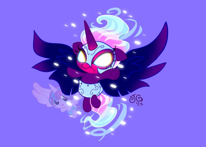 Когда не хочешь слушаться маму My Little Pony, Ponyart, Flurry Heart