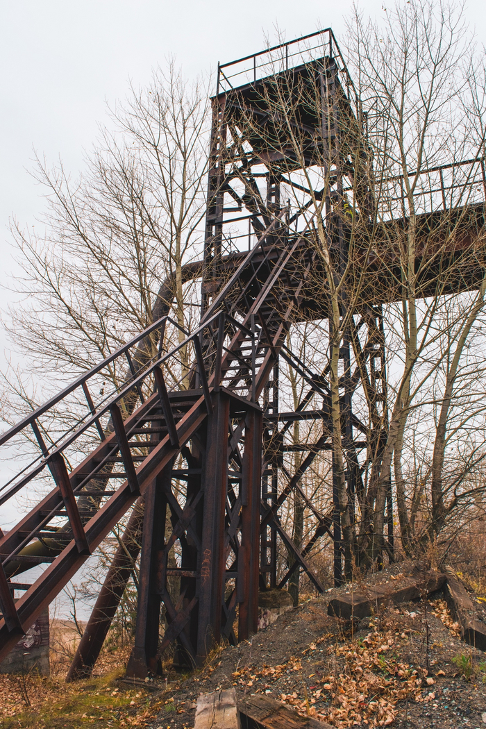 Кусок гравийного завода