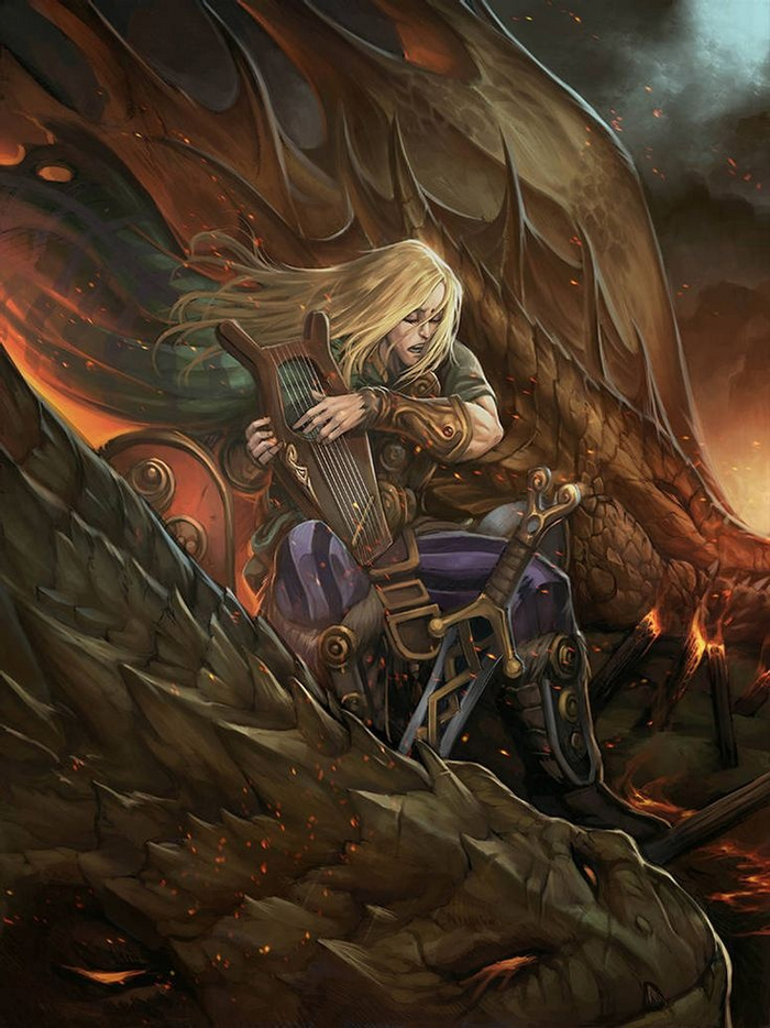 Поэт и воин Амергин, сын Экчета. Приемный отец Кухулина. Прожил до четырнадцати лет, не разговаривая и не умываясь.