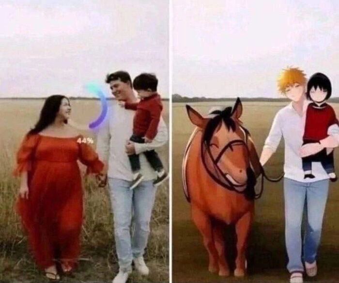 Семейная пара глазами нейросети