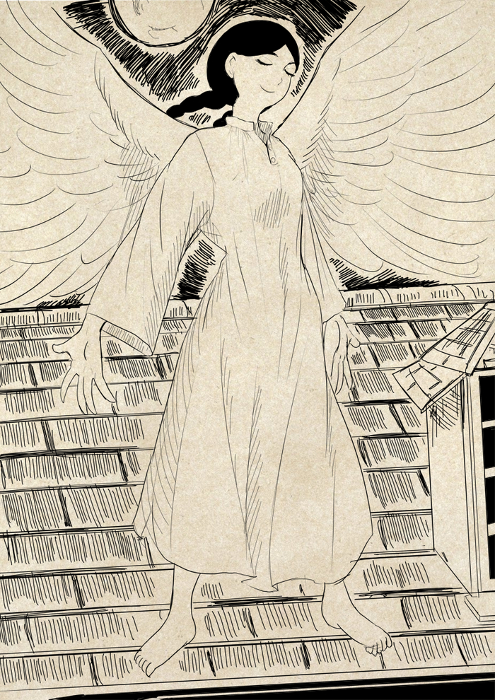 Иногда хочется размять крылья на свежем ветру, но жалко, что люди не поймут, поэтому приходится это делать тайно ночью и на крыше