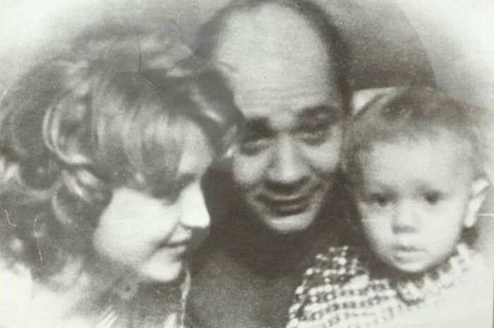 Ванда, Евгений Леонов и сын Андрей