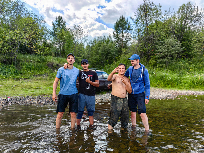 Помогли башкирам вытолкать машину