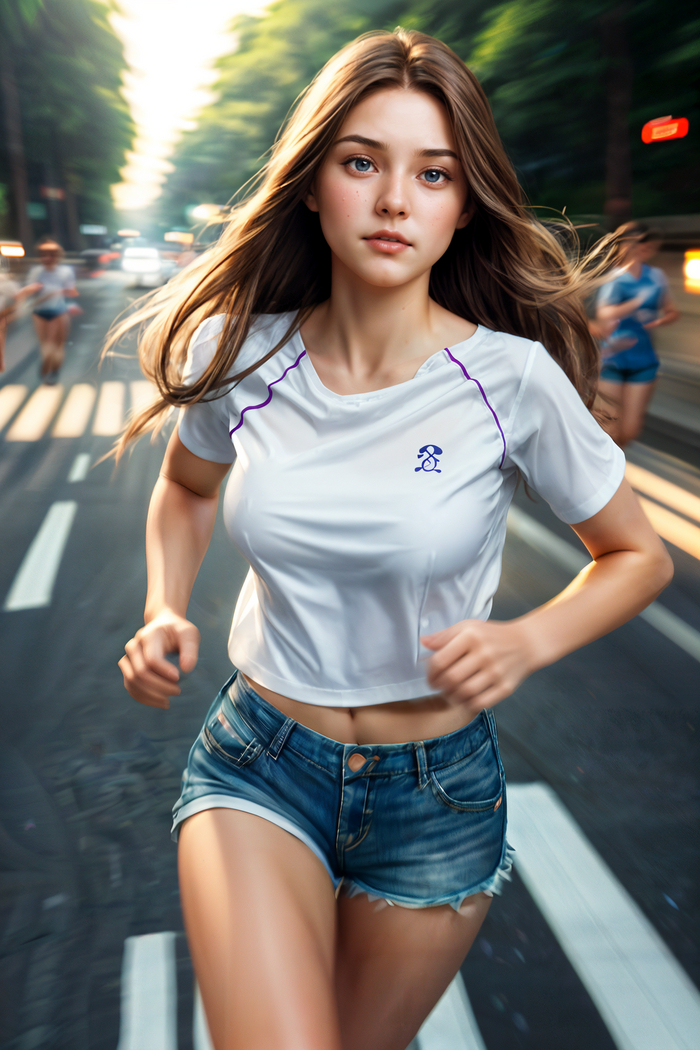 Runner girl by SD