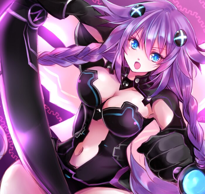 Purple Heart Anime Art, Hyperdimension Neptunia, Neptunia, Neptune, Purple Heart, Twitter ()