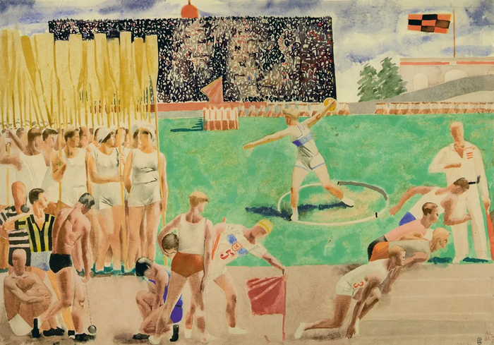 Александр Самохвалов. «На стадионе», 1931
