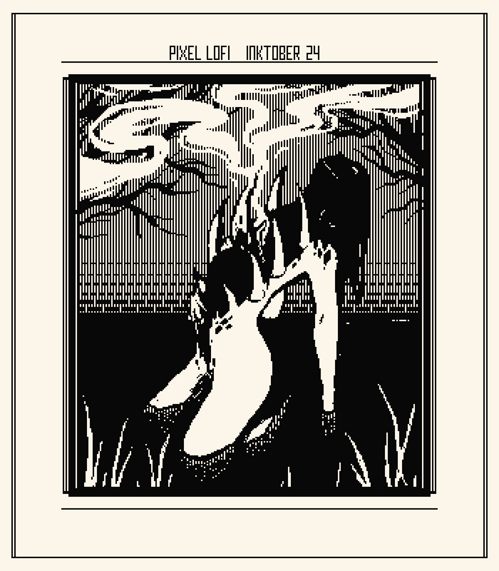 Inktober 2023 + pixelart 24 Digital, , Pixel Art, , , Inktober, , , -