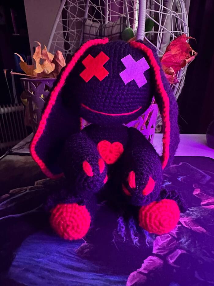 Зайка Вязание, Амигуруми, Вязание крючком, Рукоделие без процесса, Ручная работа, Вязаные игрушки, Авторская игрушка, Своими руками, ВКонтакте, Telegram, Длиннопост, Хэллоуин, Вызов для Рукодельников
