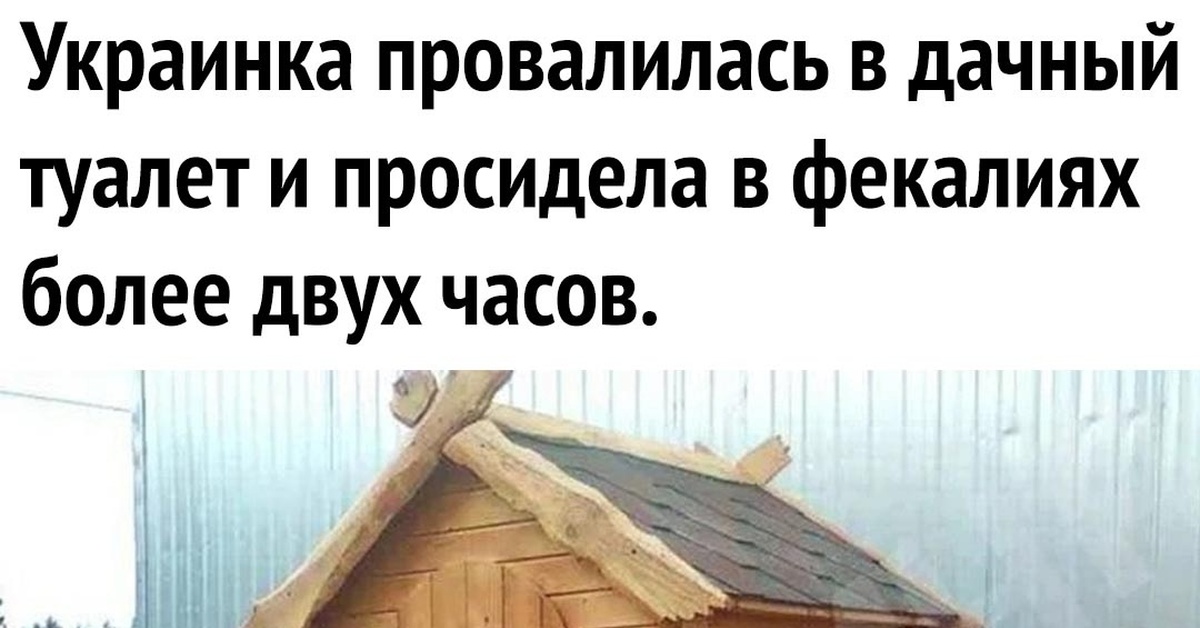 Дачный туалет сектор газа