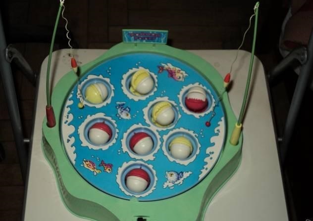 Советская игрушка рыбалка