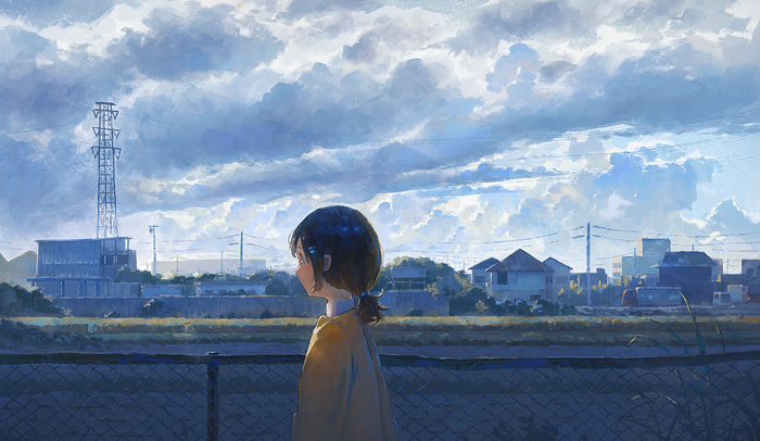  , Anime Art, Original Character, Fjsmu, 
