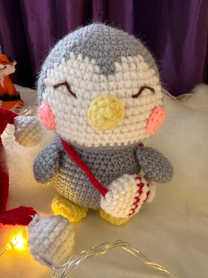 Вязаный Пингвинчик Рукоделие без процесса, Ручная работа, Вязание крючком, Амигуруми, Вязание, Вязаные игрушки, Своими руками, ВКонтакте, Telegram, Пингвины, Холод, Длиннопост