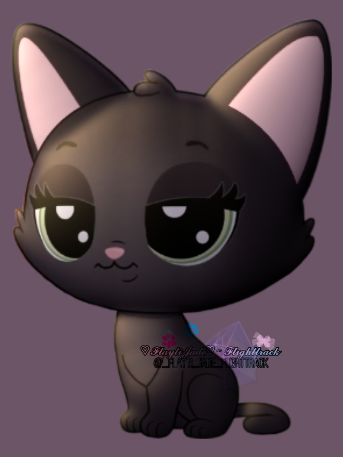    /LPS Art Jade Catkin/  /A world of our own//LPS //EVELIXJADECANON , , 