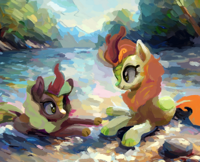   My Little Pony, Cinder Glow, Autumn Blaze, MLP Kirin