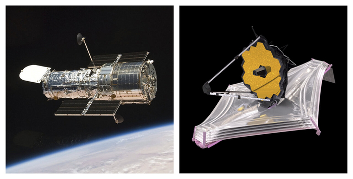 Hubble  James Webb Space Telescope -   .