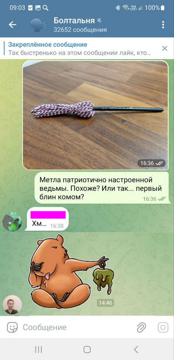 И получаем весьма точную оценку проделанной работы...
Пострадавшие: стержень от гелевой ручки, изолента и нитки