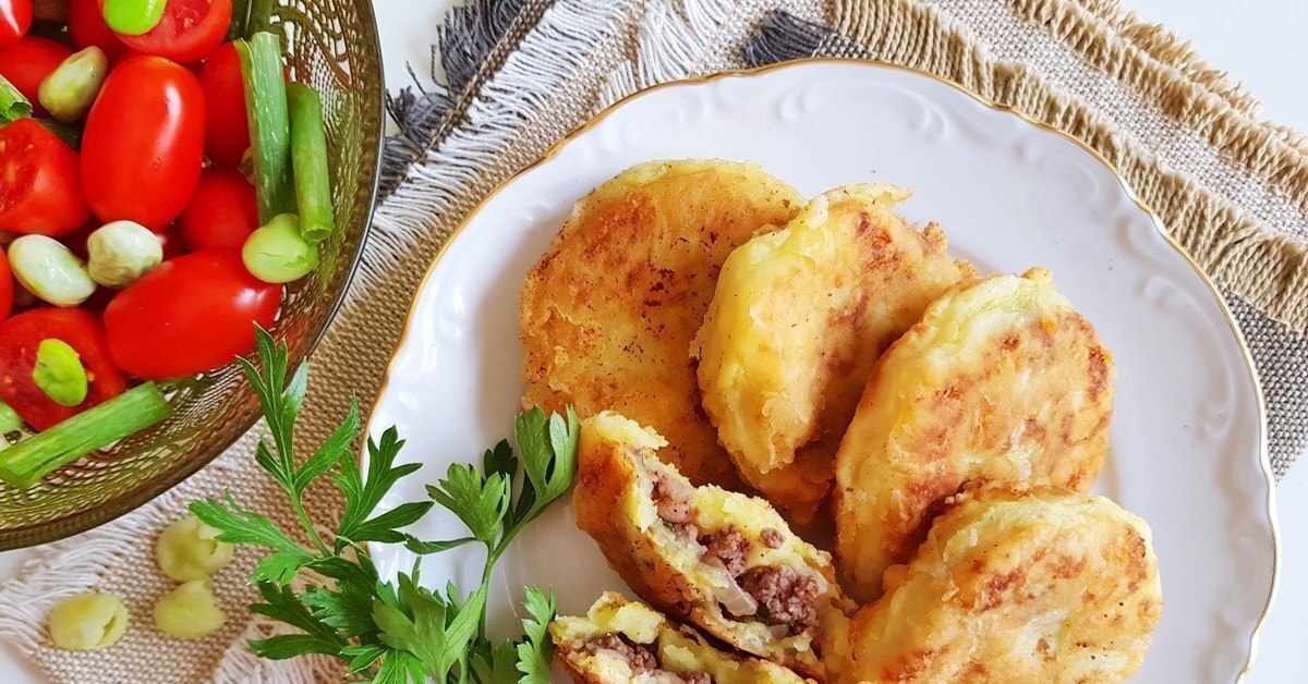 Рецепт Картофельных Пирожков С Грибами Фото