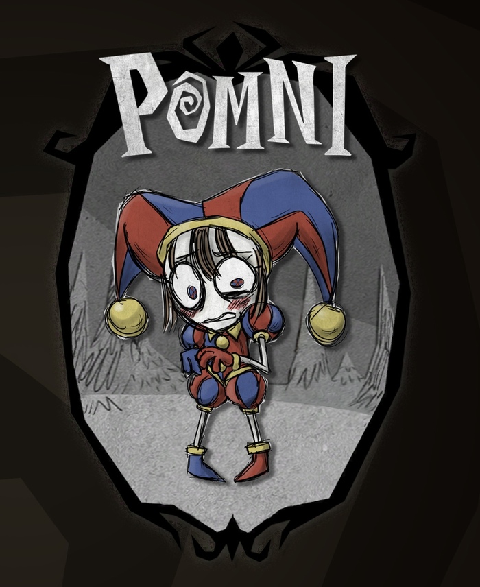 DST Pomni Dont Starve Together, The Amazing Digital Circus, Pomni, Game Art, , , 