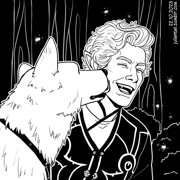 День 22: Scratch(y) (Астарион и Шкряб, BG3)