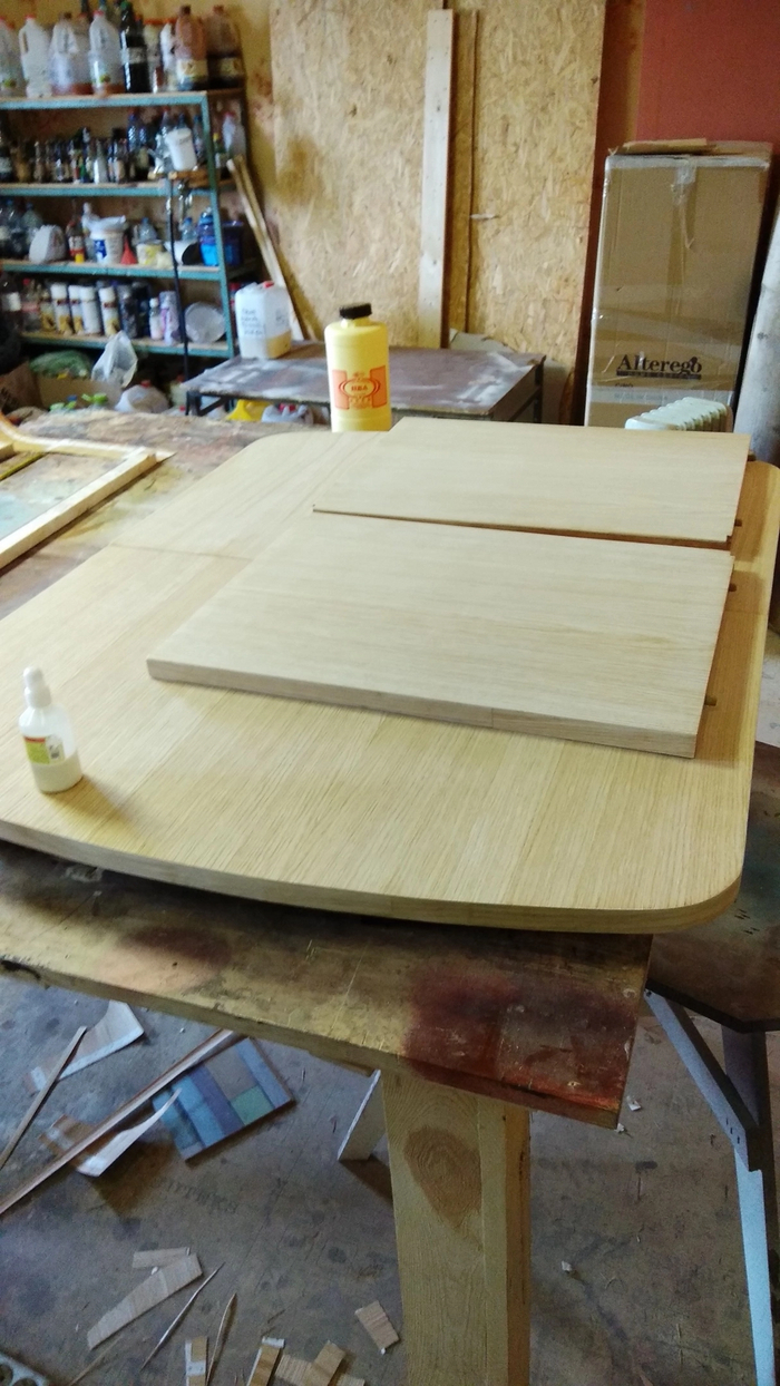 Рисунок шпона решили оставить радиальным