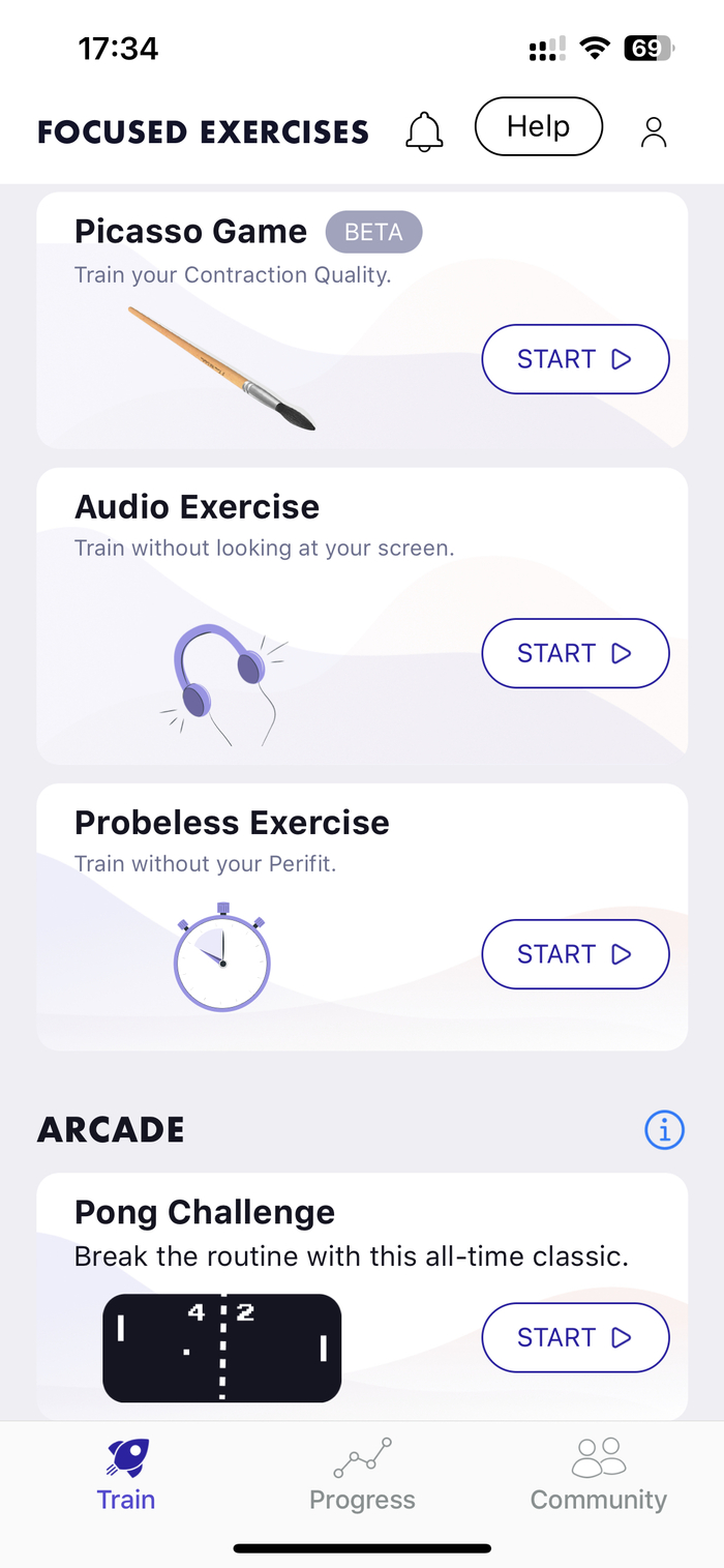 Можно тренить не глядя на экран. Например, на скучной презентации. Хозяйке на заметку!