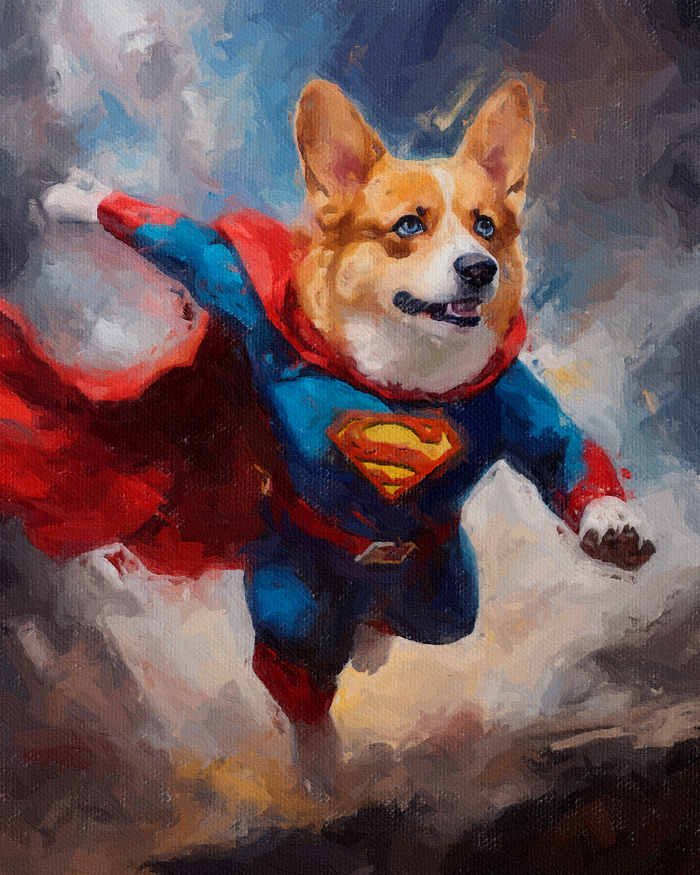 Рисую портреты питомцев и людей в необычных образах