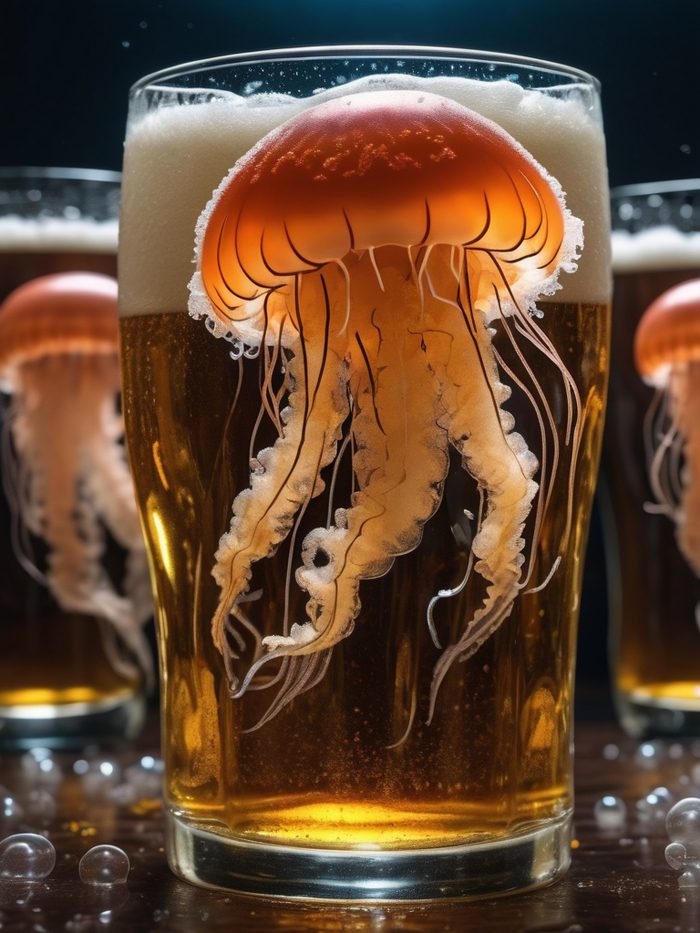 Официант, в моем пиве медуза.
