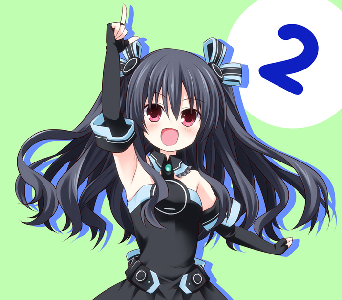  Anime Art, Hyperdimension Neptunia, Neptunia, Neptune, Noire (Black Heart), Vert, Blanc, Nepgear, Uni, Rom, Ram (Neptunia), Uzume Tennouboshi, 