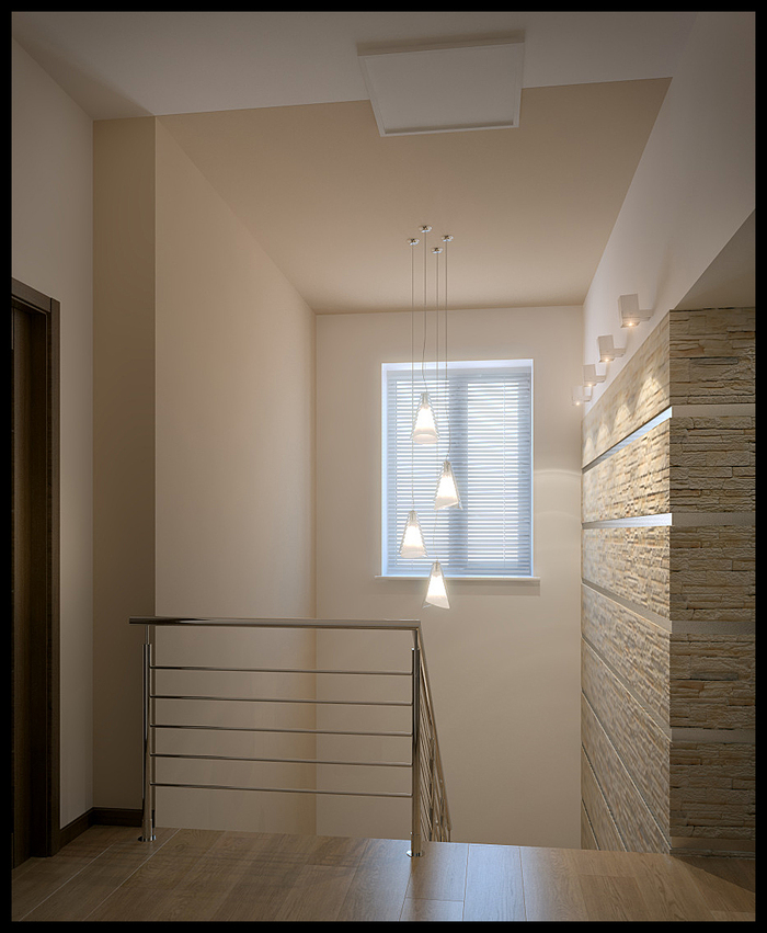 Дизайн-проект. Лестница, вид сверху