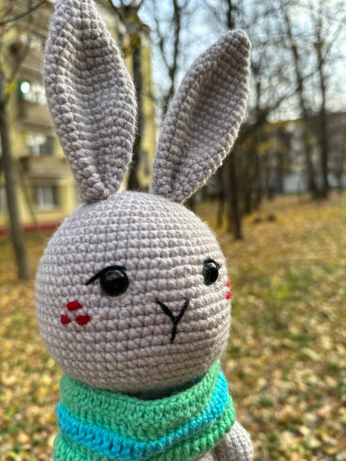 Вязаный зайка Амигуруми, Вязание крючком, Вязание, Рукоделие без процесса, Ручная работа, Вязаные игрушки, Мягкая игрушка, Своими руками, ВКонтакте, Telegram, Длиннопост