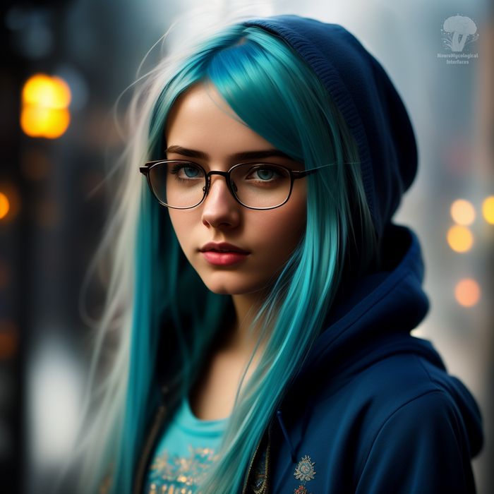 С Днем волос синего цвет!