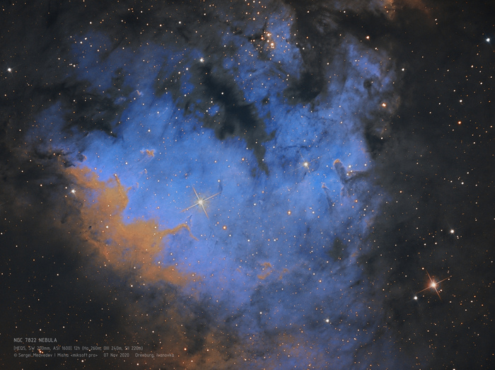      (NGC 7822) , , , , , ,  , , ,  , , 