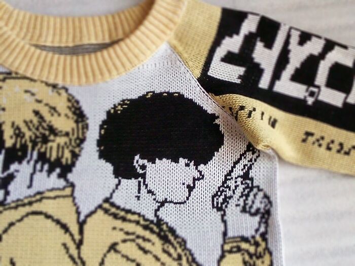 жаккард с пике.