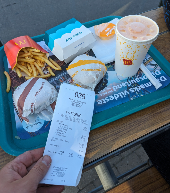 Изыски в Дании за 1500 руб и мой самый вкусный филе-о-фиш в жизни)