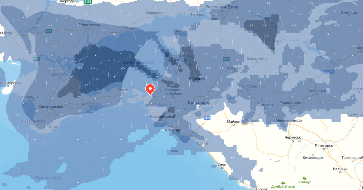 Погода туапсе карта осадков
