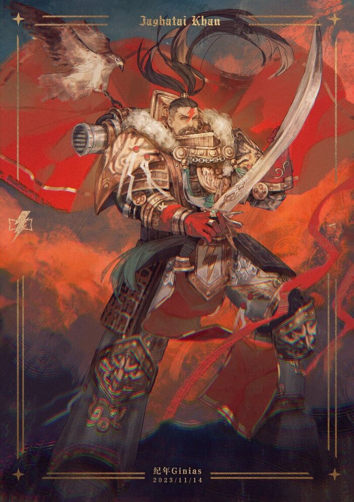 Jaghatai Khan by Ginias Warhammer 40k, Wh Art, , Jaghatai Khan, Ginias