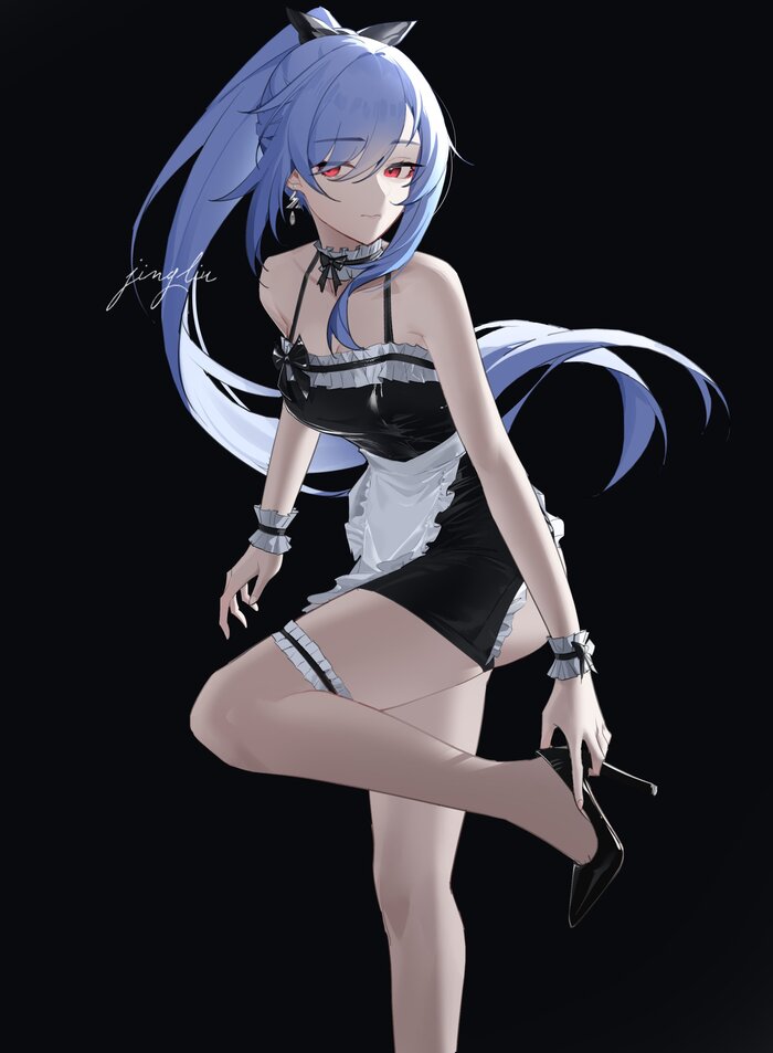 Jingliu Anime Art, , Honkai: Star Rail, Jingliu (Honkai: Star Rail), , Twitter ()