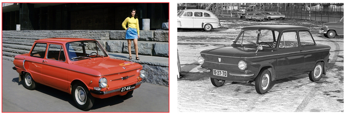 ЗАЗ-968 и NSU Prinz