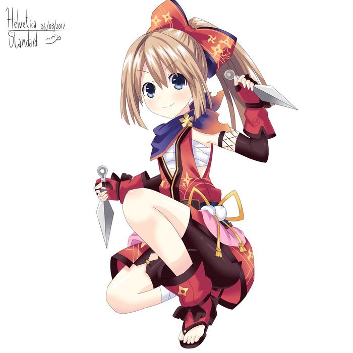 Ram Anime Art, Hyperdimension Neptunia, Neptunia, Ram (Neptunia)