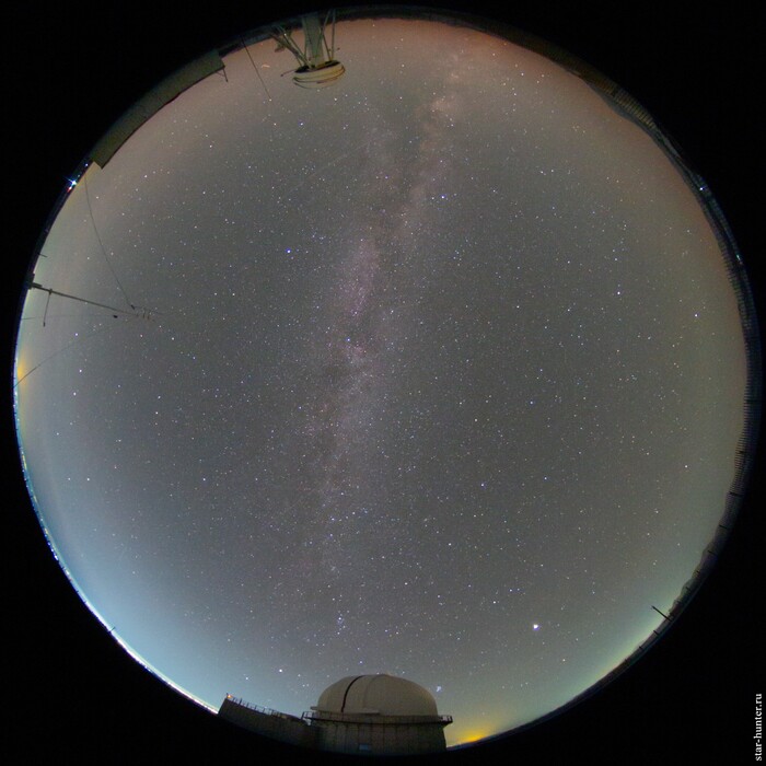 Млечный Путь над обсерваторией, 10 ноября 2023 года Млечный Путь, Обсерватория, Астрофото, Астрономия, Космос, Starhunter, Карачаево-Черкесия