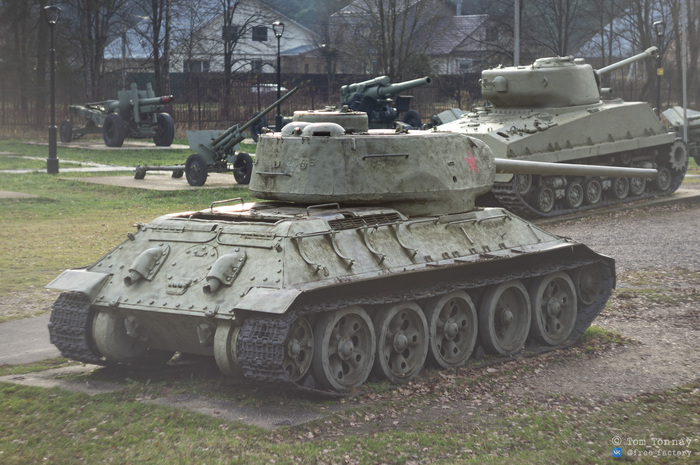 Т-34-85 и поднявшаяся дымка