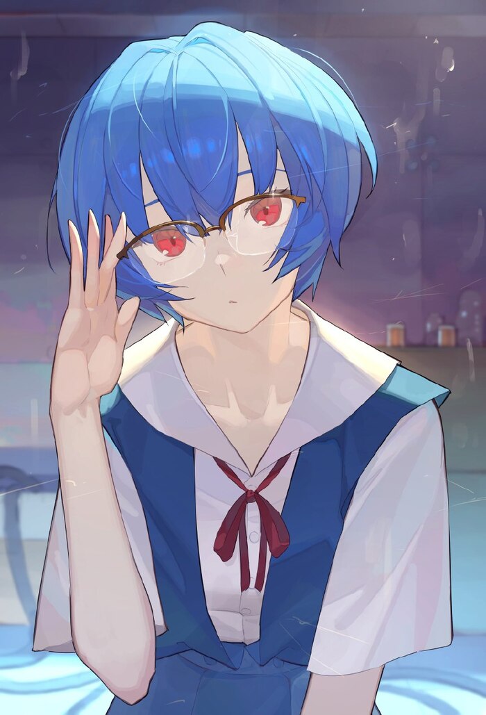     timbougami , , Anime Art, Rei Ayanami, Evangelion, Twitter (), , , Timbougami