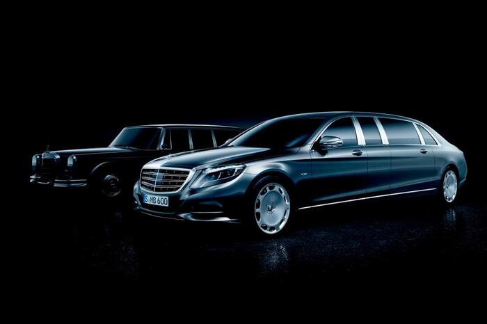 ������������ Mercedes-Maybach S 600 Pullman, ������ 2015 ����. �� �������� �� ��������� ���� �� �������� �� ���� Mercedes-Benz 600 Pullman Saloon W100
